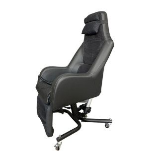 Fauteuil coquille électrique Premium noir