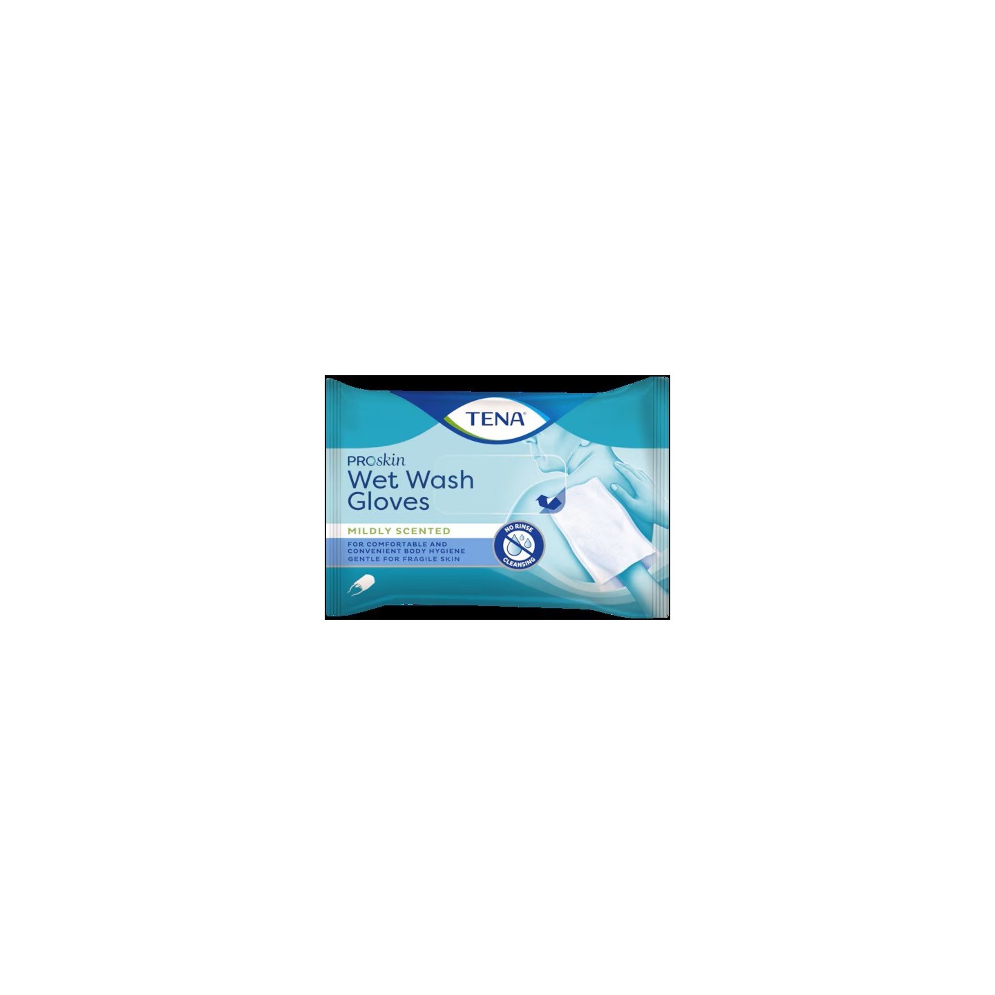TENA Wet Wash Gloves ProSkin | Parfum léger