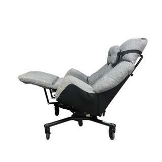 Fauteuil coquille électrique Starlev II gris chiné