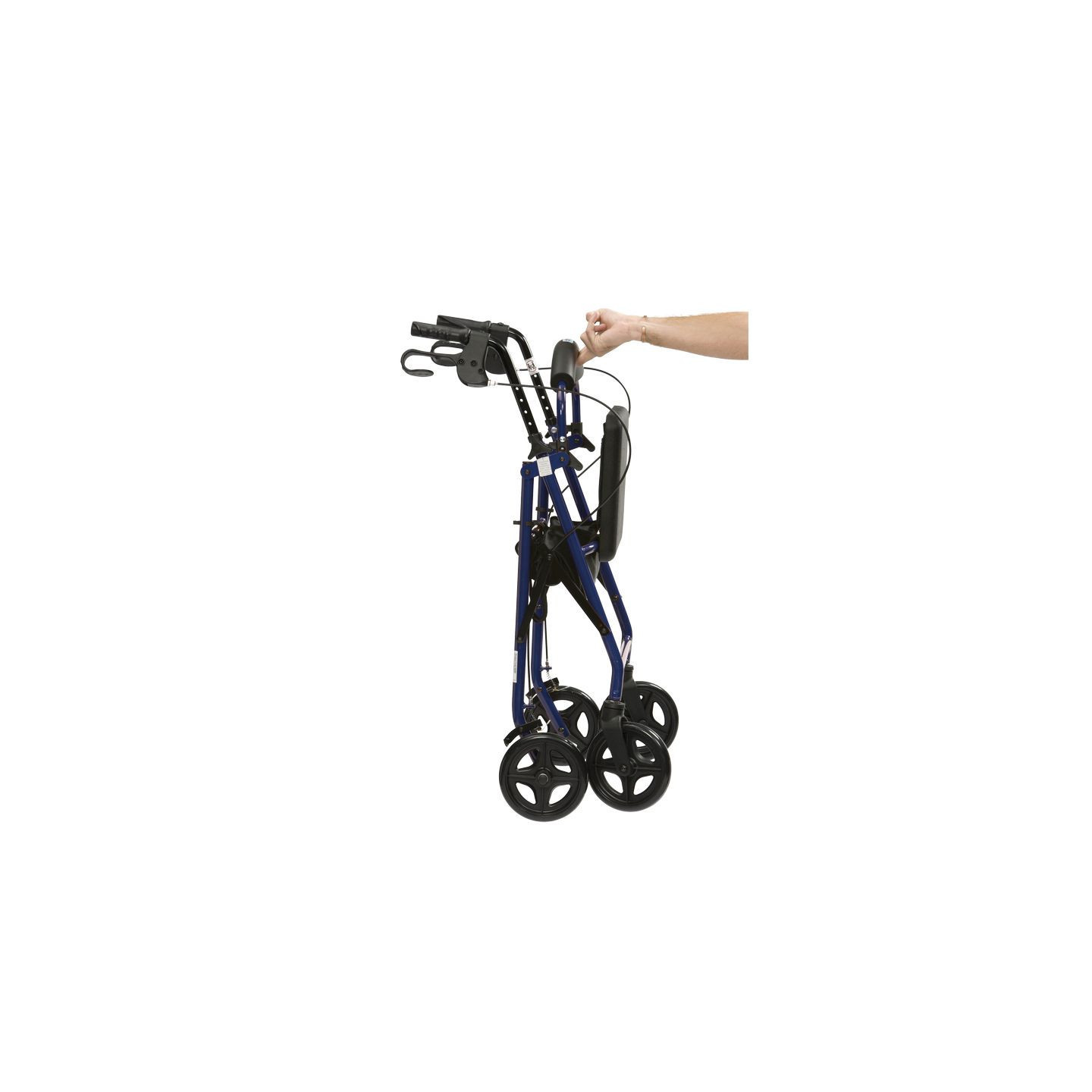 Rollator 4 roues aluminium