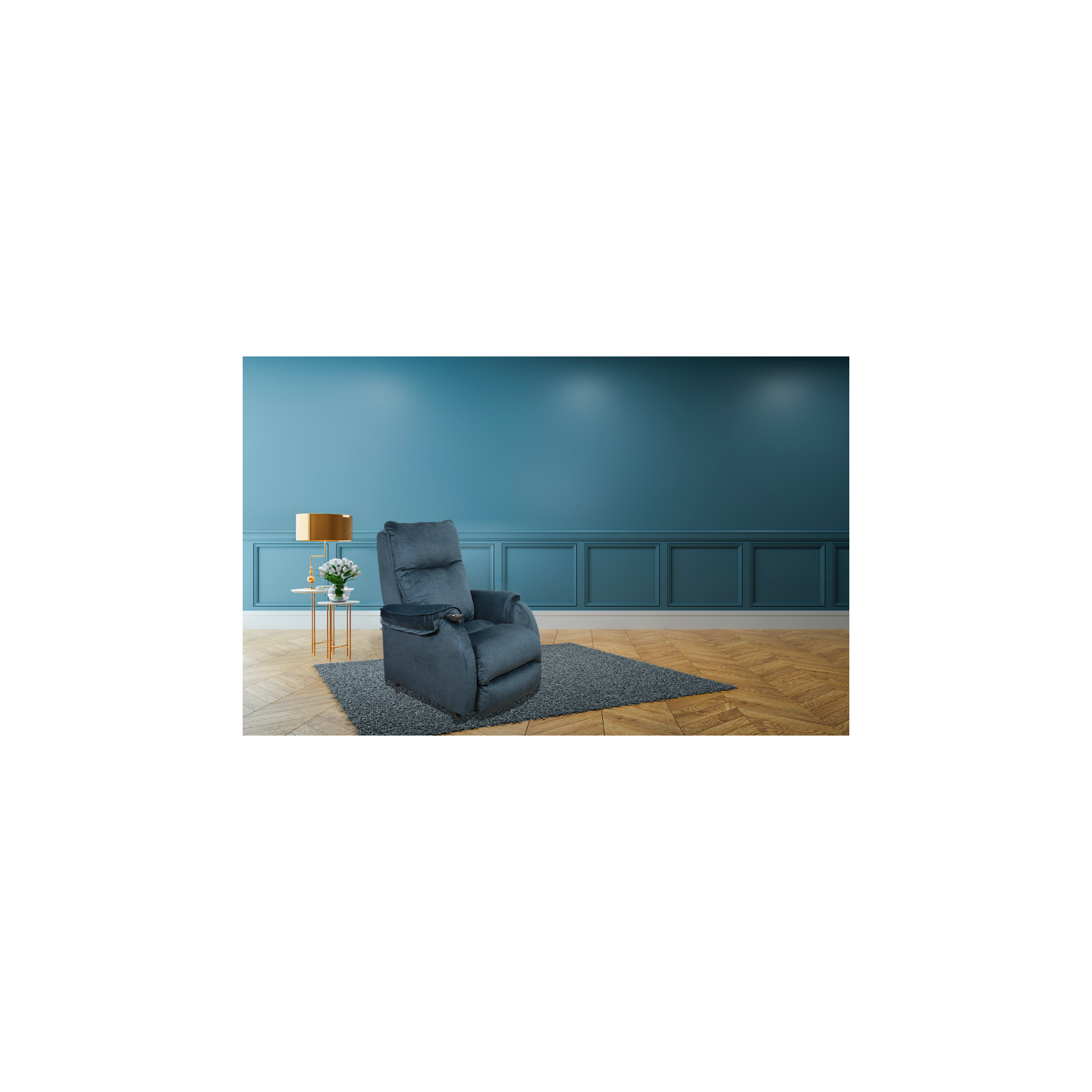 Fauteuil releveur électrique LUX 1 moteur Saphir