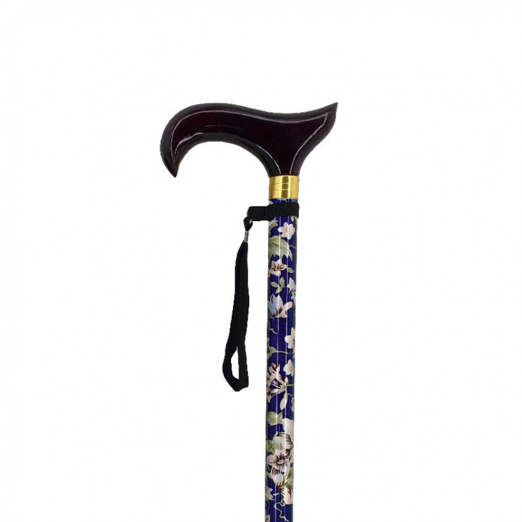 Canne de marche reglable orchid