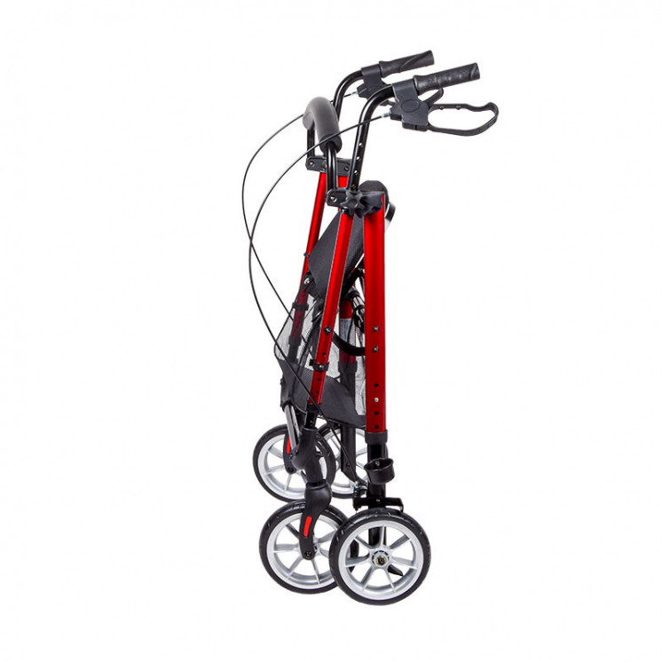 Rollator 4 roues Boston rouge