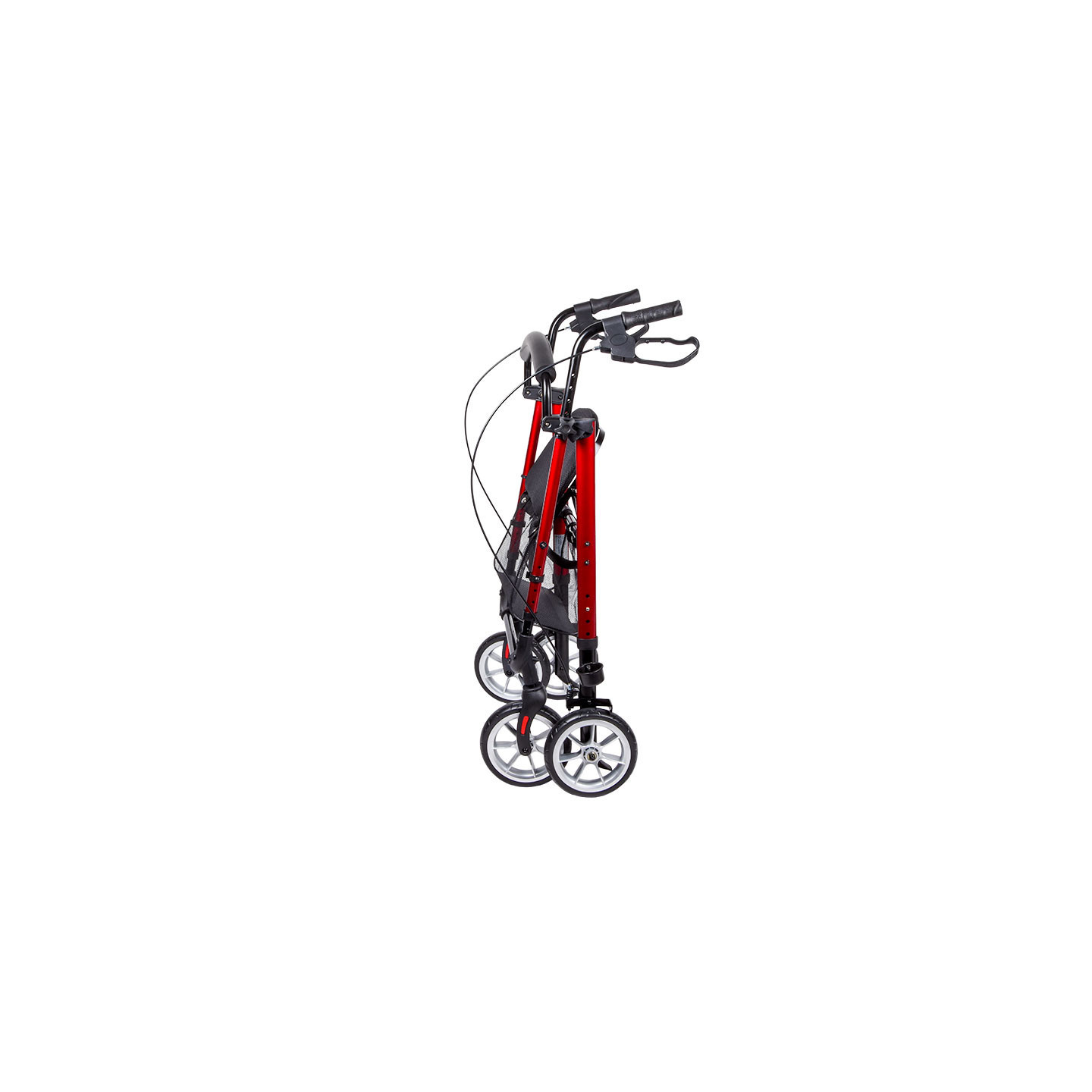 Rollator 4 roues Boston rouge