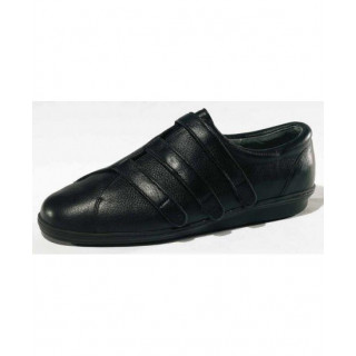 Chaussure Attitude cuir noir Adour poiture 46