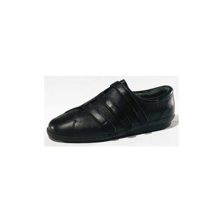 Chaussure Attitude cuir noir Adour poiture 46