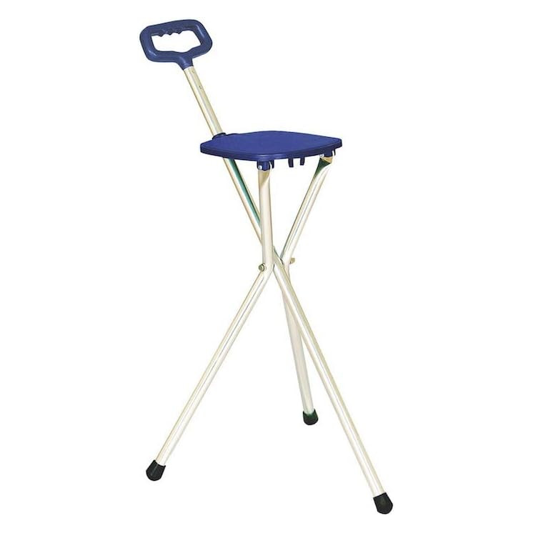 Canne siège pliante