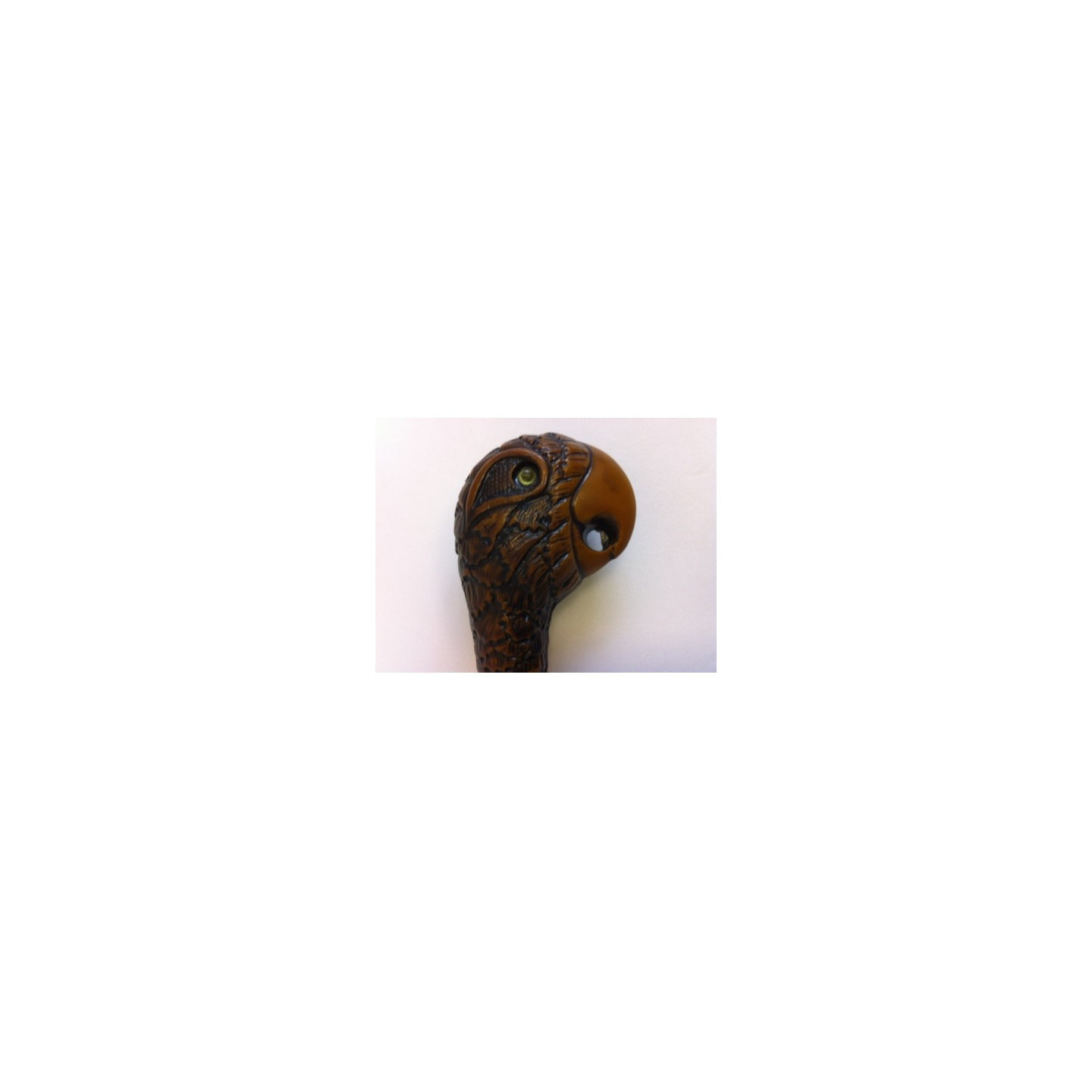 Canne tête de perroquet bambou