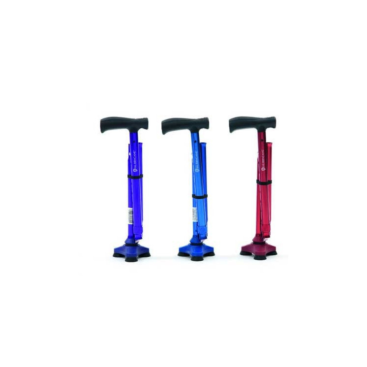 Canne de marche Hurrycane bleu, rouge, violet