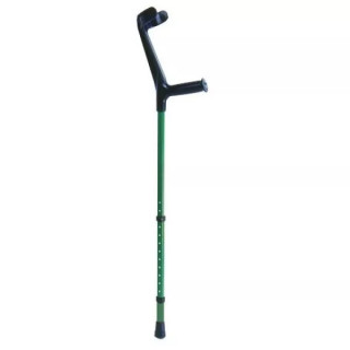 Canne anglaise tube vert