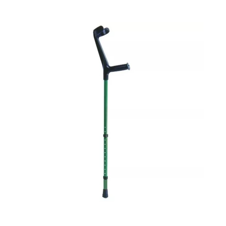 Canne anglaise tube vert