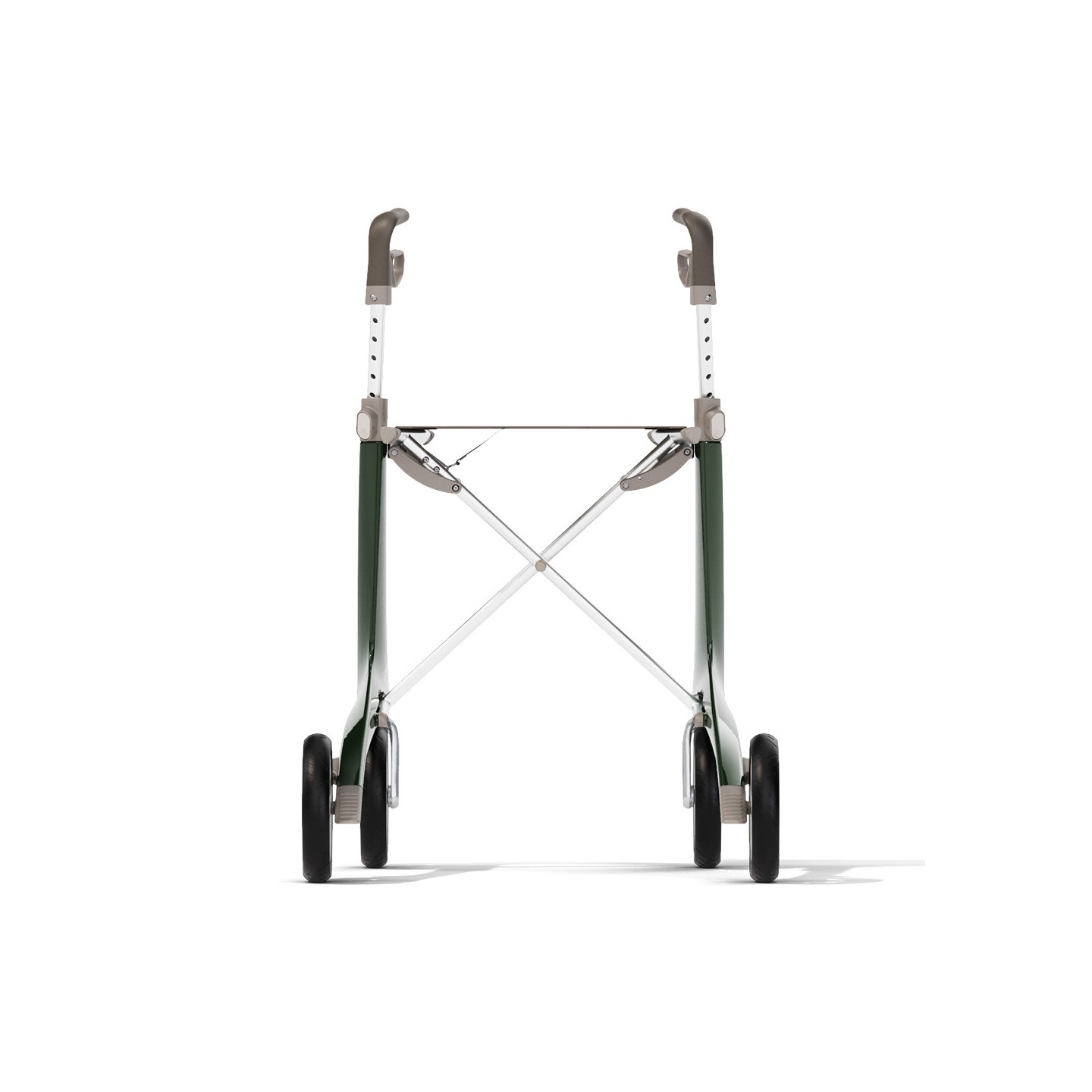 Rollator Carbon Ultralight, taille standard Vert + sac week-end