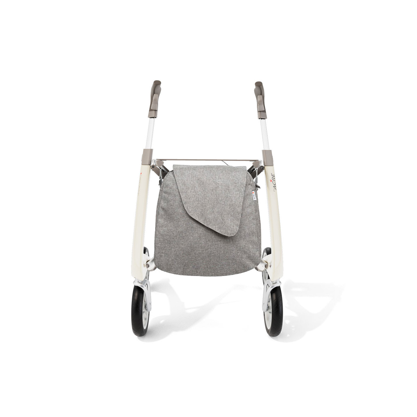 Rollator Carbon Ultralight, taille standard Blanc + sac week-end