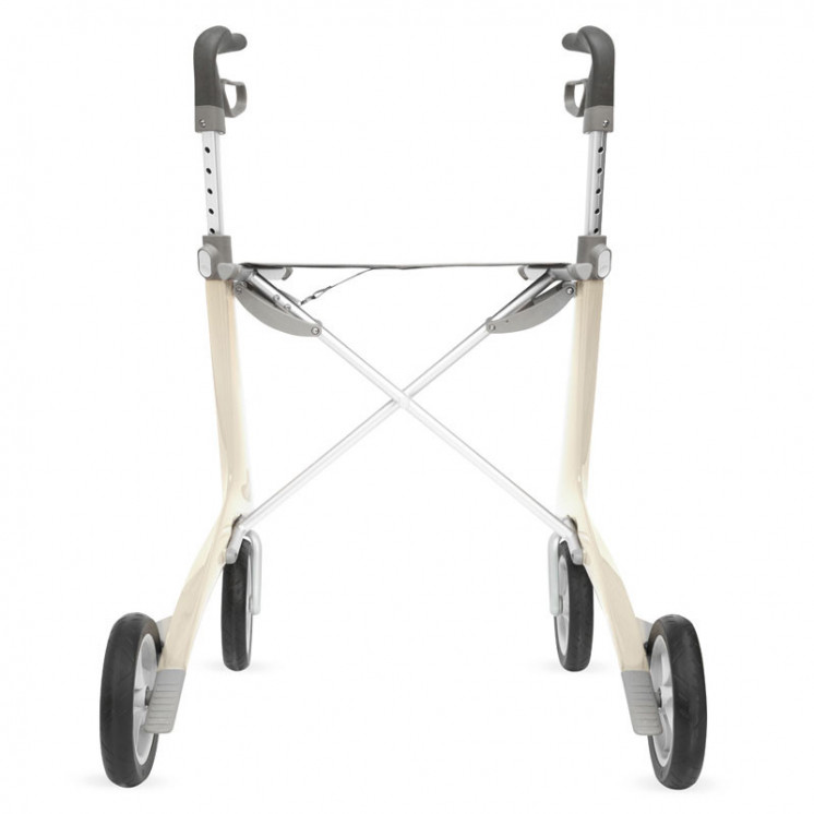 Rollator Carbon Ultralight, taille large Blanc + sac week-end