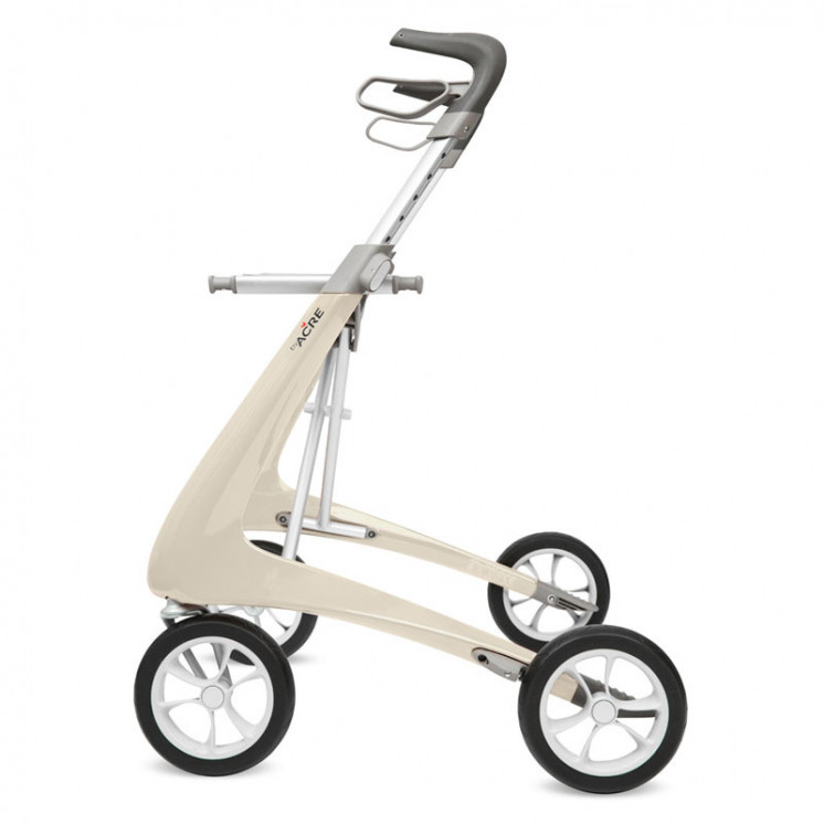 Rollator Carbon Ultralight, taille large Blanc + sac week-end