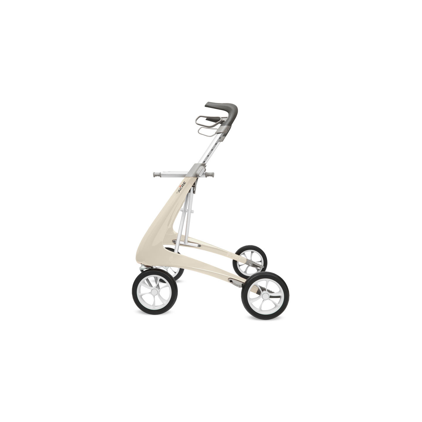 Rollator Carbon Ultralight, taille large Blanc + sac week-end