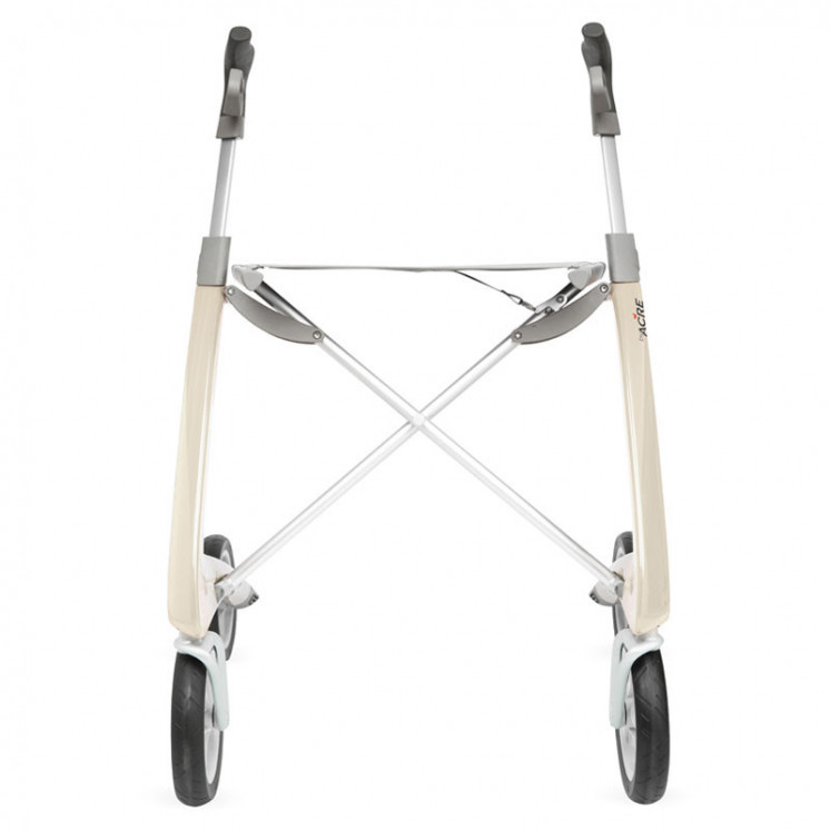 Rollator Carbon Ultralight, taille large Blanc + sac week-end