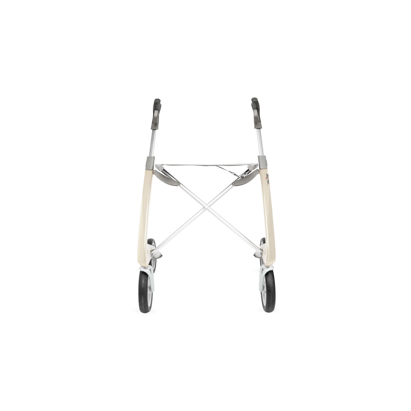 Rollator Carbon Ultralight, taille large Blanc + sac week-end