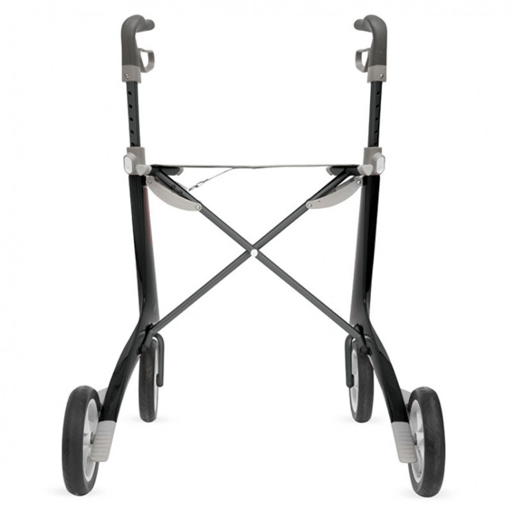 Rollator Carbon Ultralight, taille large Noir + sac week-end