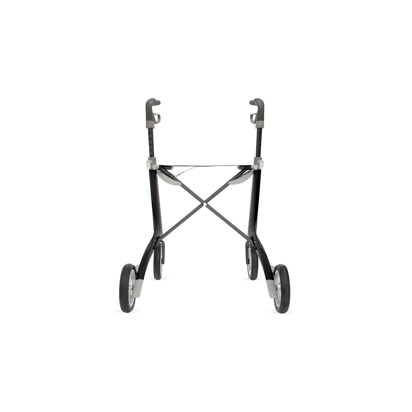 Rollator Carbon Ultralight, taille large Noir + sac week-end