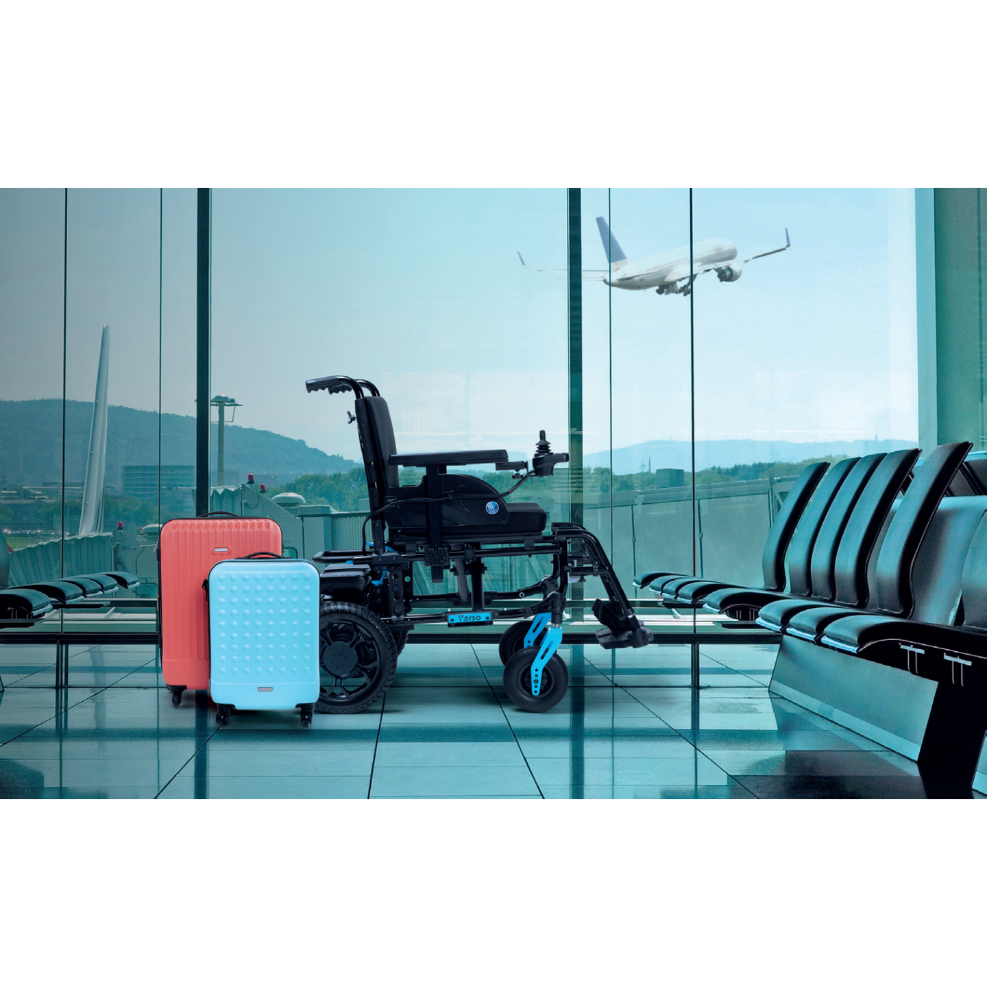 Fauteuil roulant électrique VERSO pliable et démontable