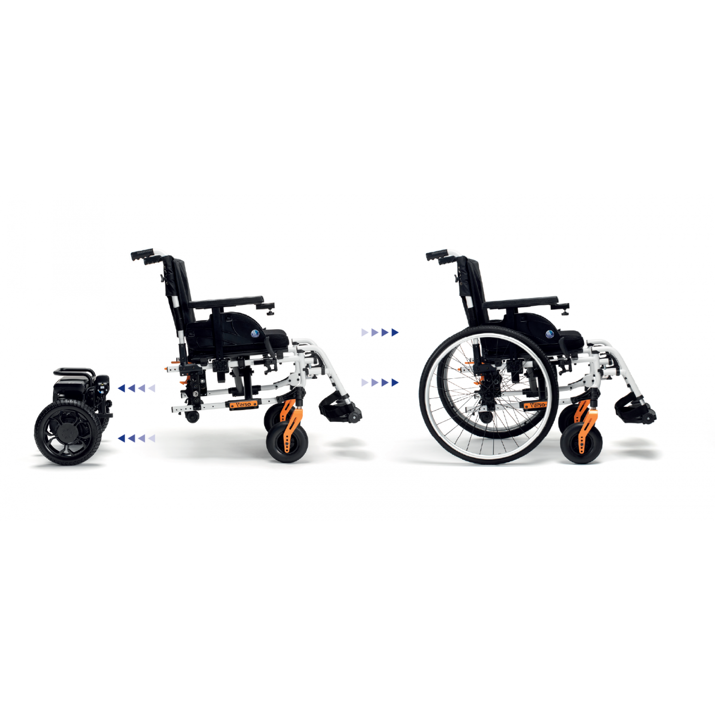 Fauteuil roulant électrique VERSO pliable et démontable