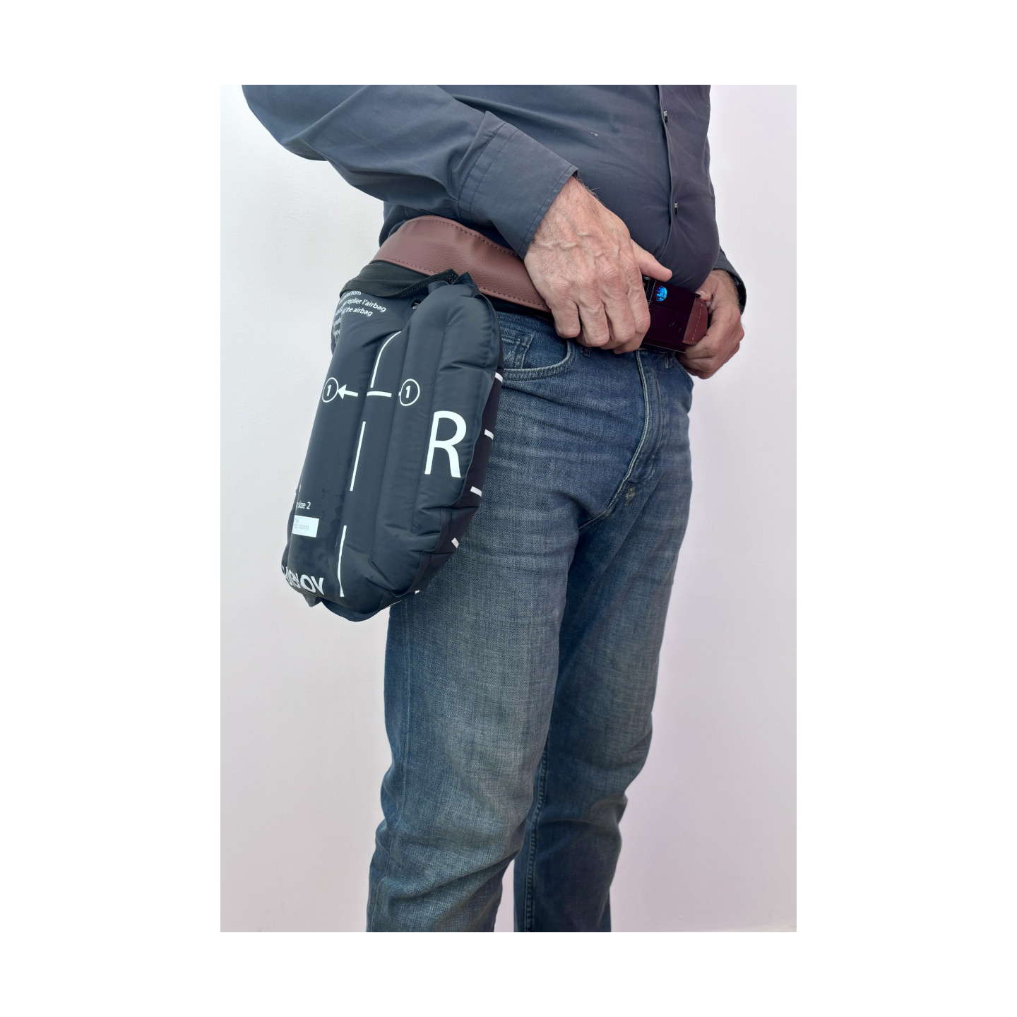 Ceinture airbag connectée INDIENOV