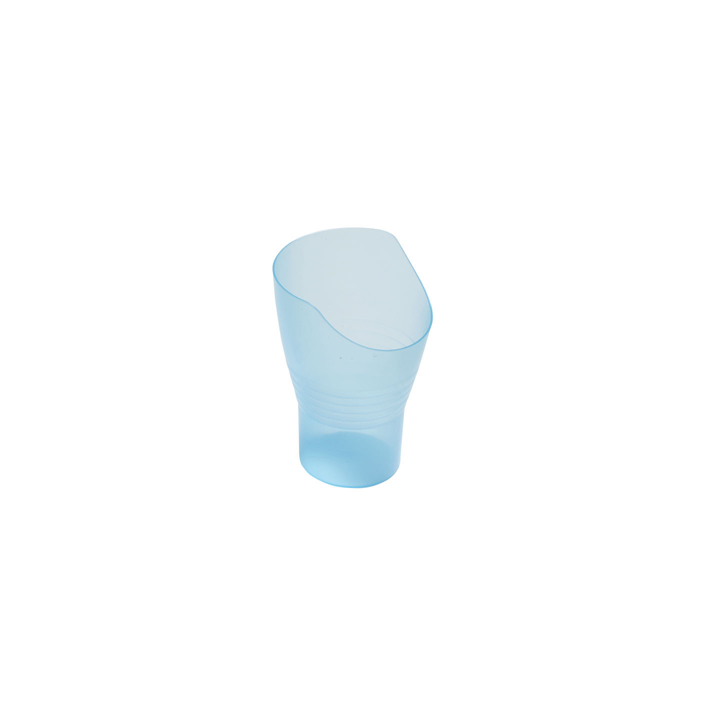 Verre à découpe nasale