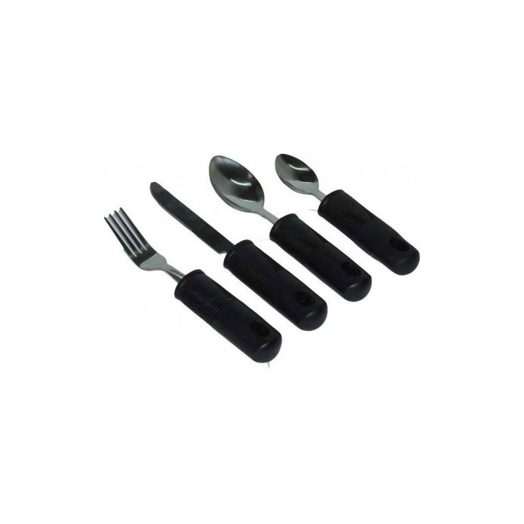 Set de 4 couverts gros manches
