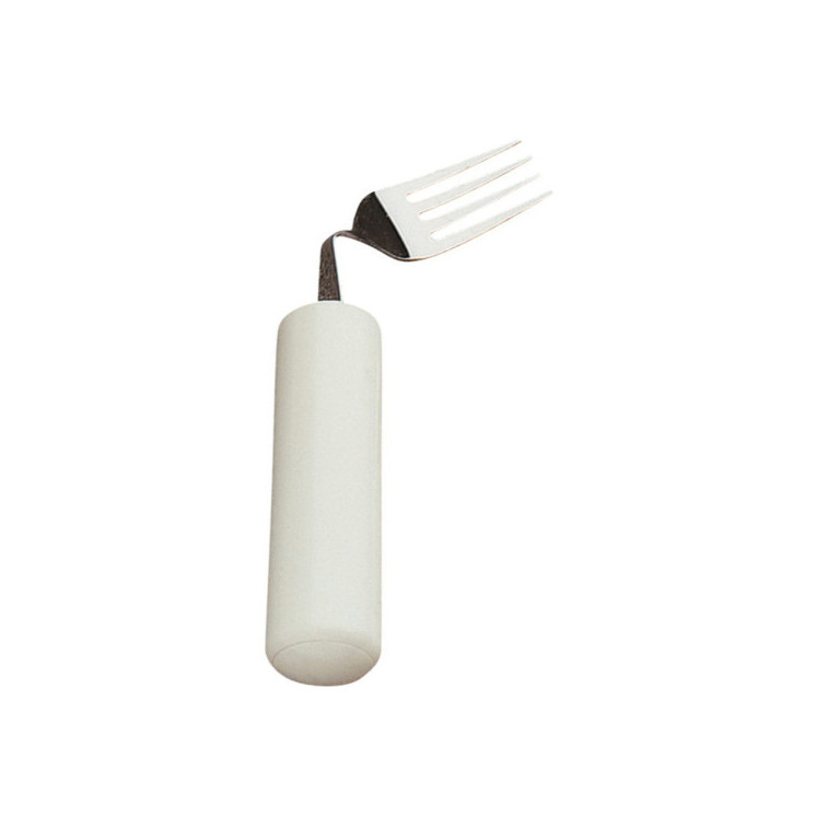 Fourchette coudée pour gaucher