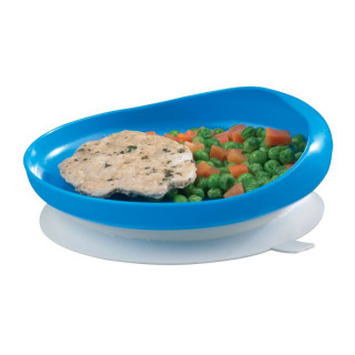 Assiette à rebord sur ventouse