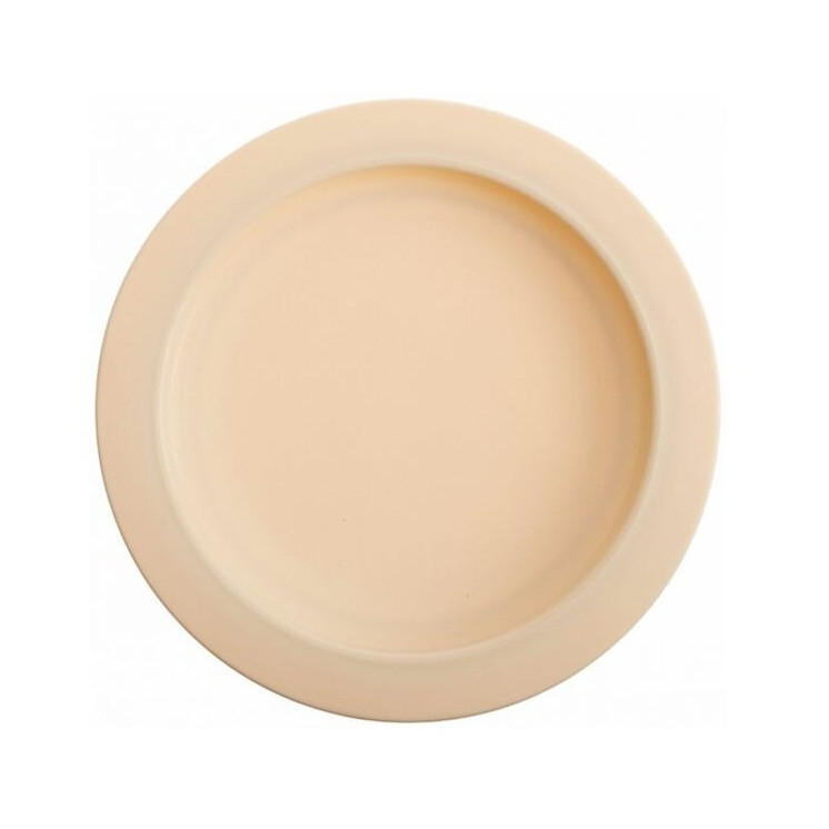Assiette avec rebord intégré