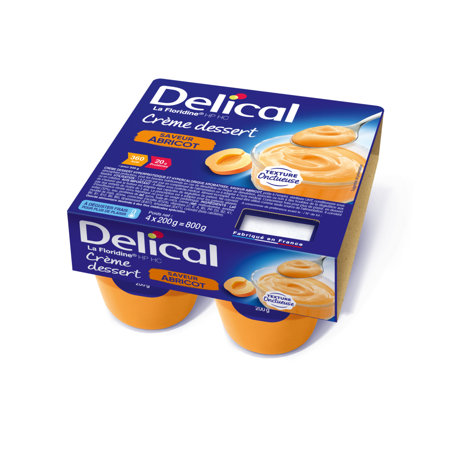 Crème dessert HP HC La Floridrine - 4 x 200 g