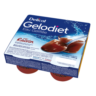 Eaux gélifiées Gelodiet - 4 x 120 g