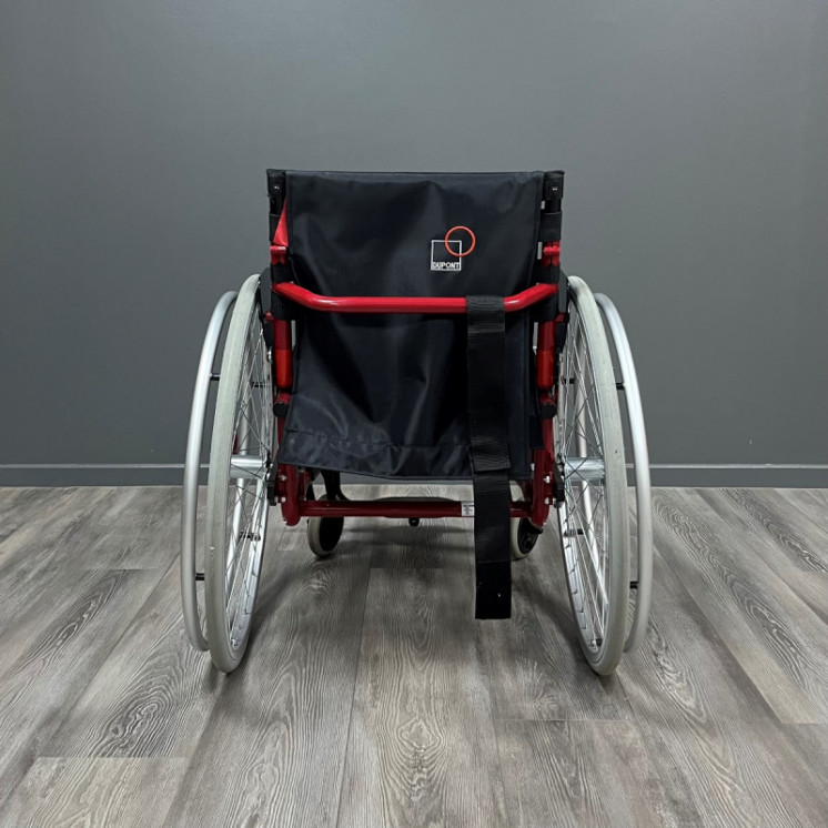 Fauteuil roulant actif DUPONT MEDICAL rouge L.42 P.40