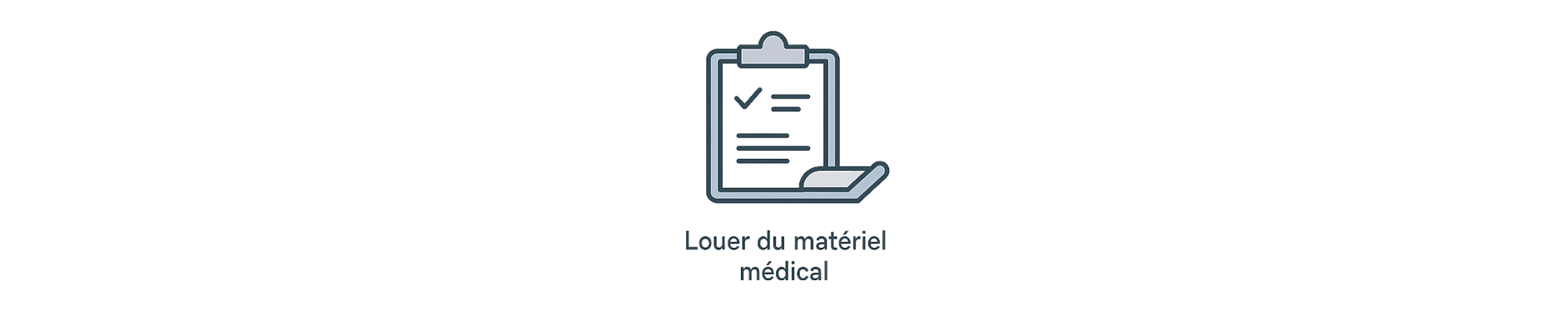 Louer du matériel médical
