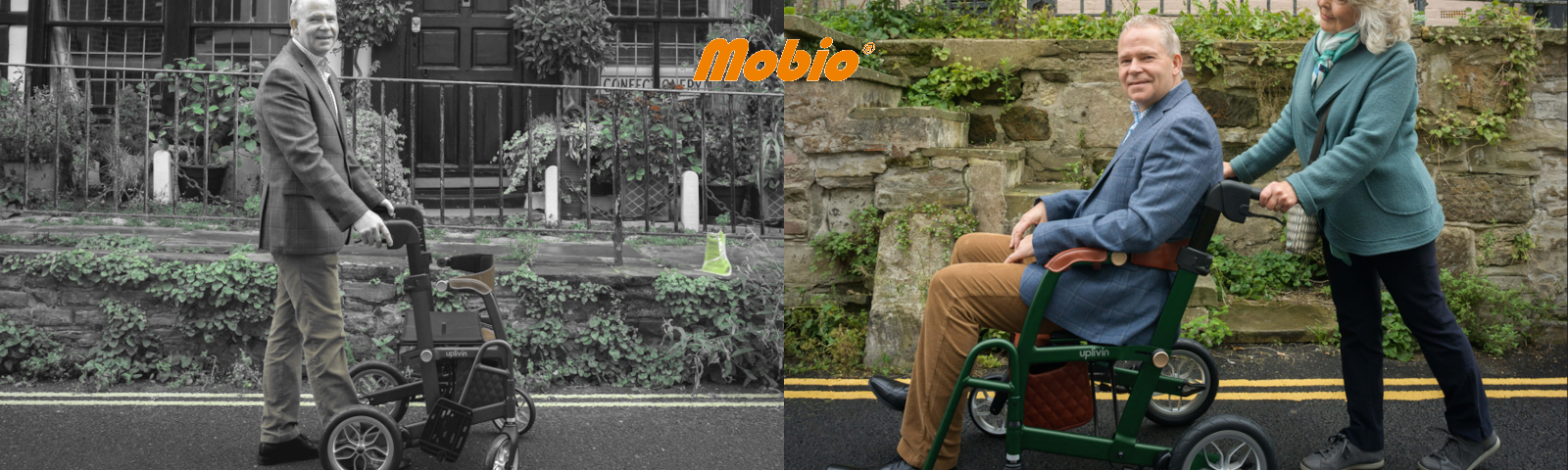 Le déambulateur qui fait aussi fauteuil roulant !